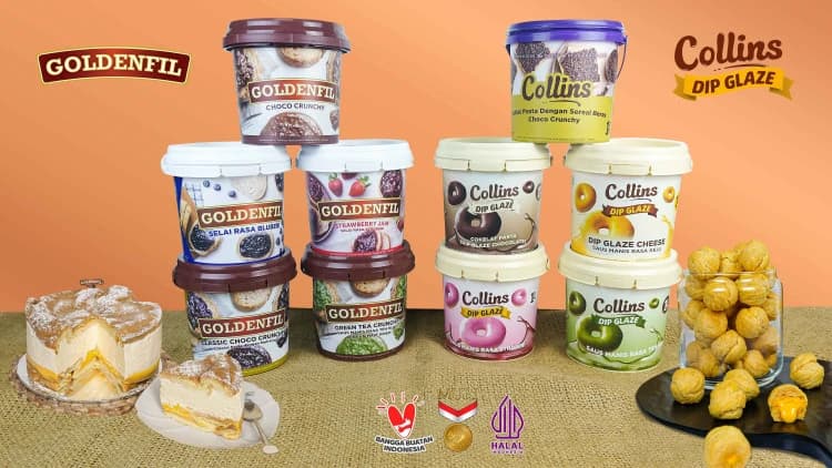 Goldenfil dan Collins Raih Penghargaan Best Selling Brand in E-Commerce Market 2024