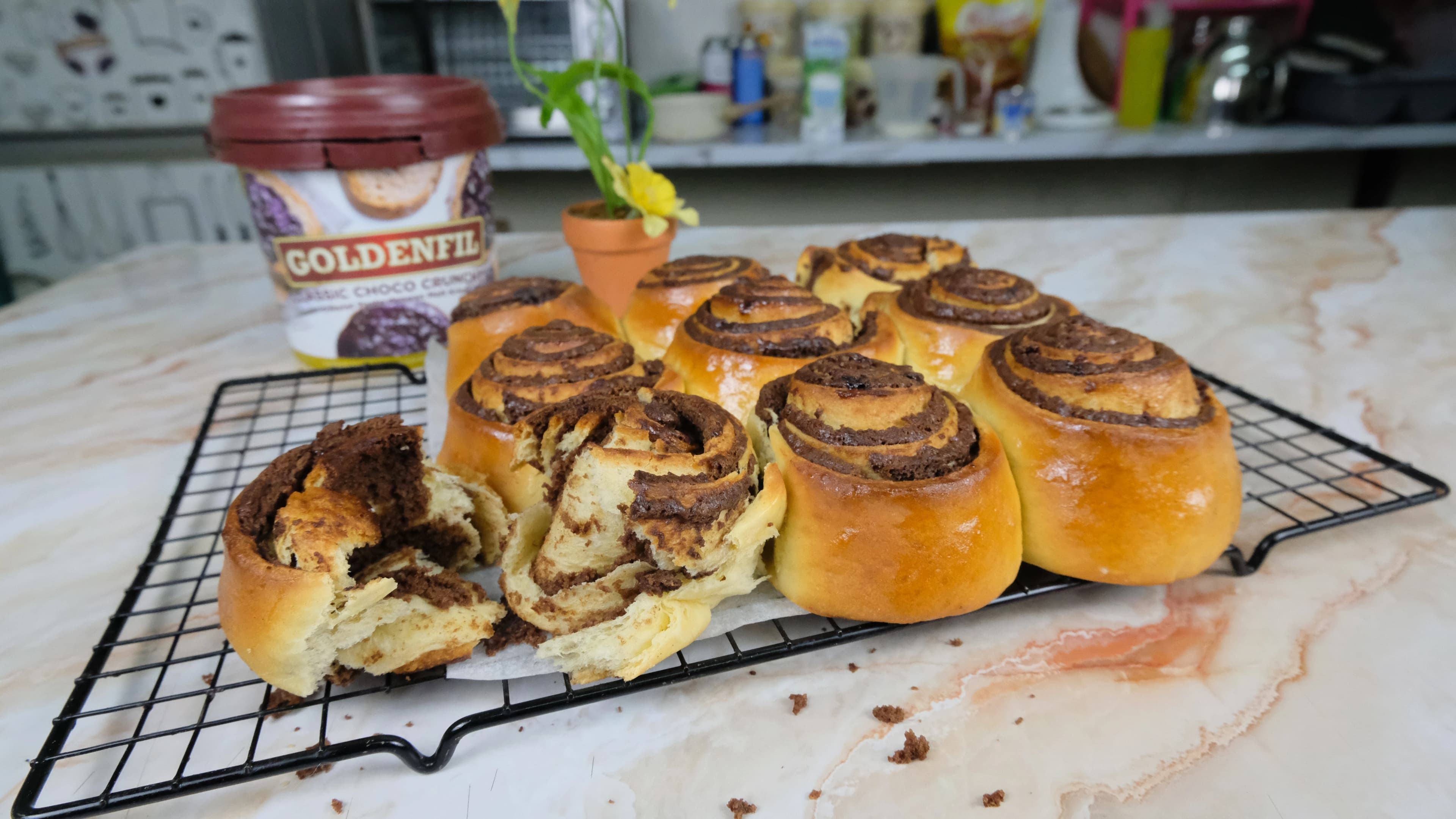 Cinnamon Rolls Cookies Bun