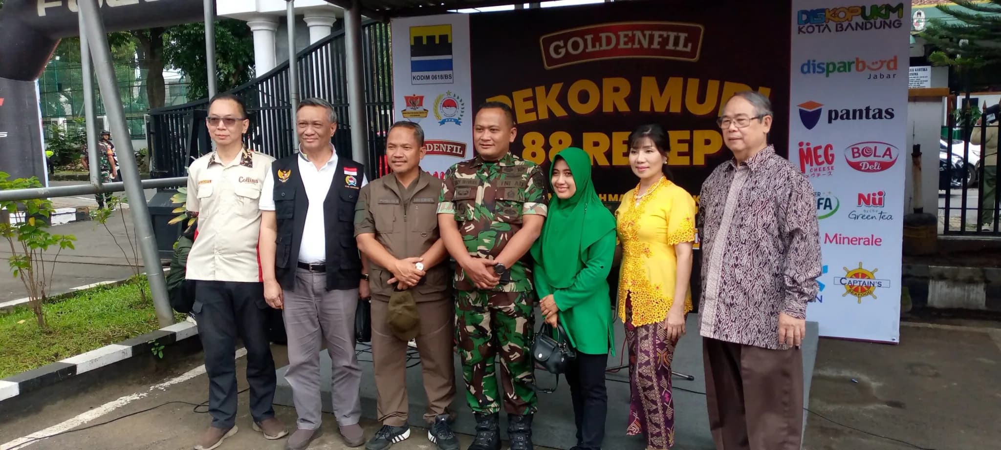 Kodim 0618/Kota Bandung Berkolaborasi Dengan CV. Pantas Pecahkan Rekor Muri Menghidangkan 88 Menu Dalam Waktu 5 Jam